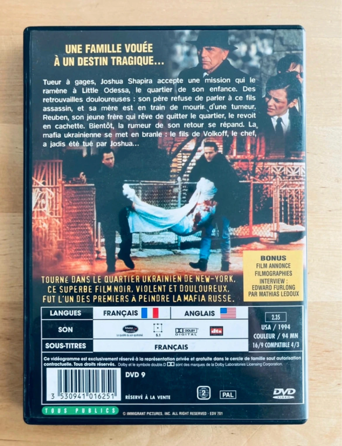 DVD Little Odessa van James Gray. – photo 3
